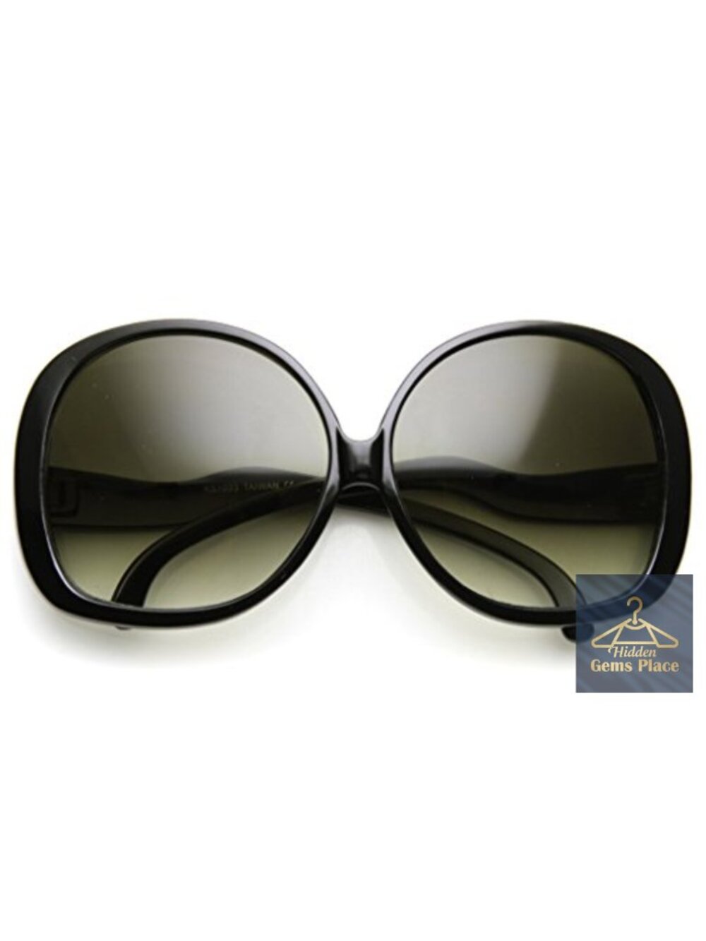 Oversized Vintage Style Sunglasses Retro Celebrity Fashion UVA UVB Protection